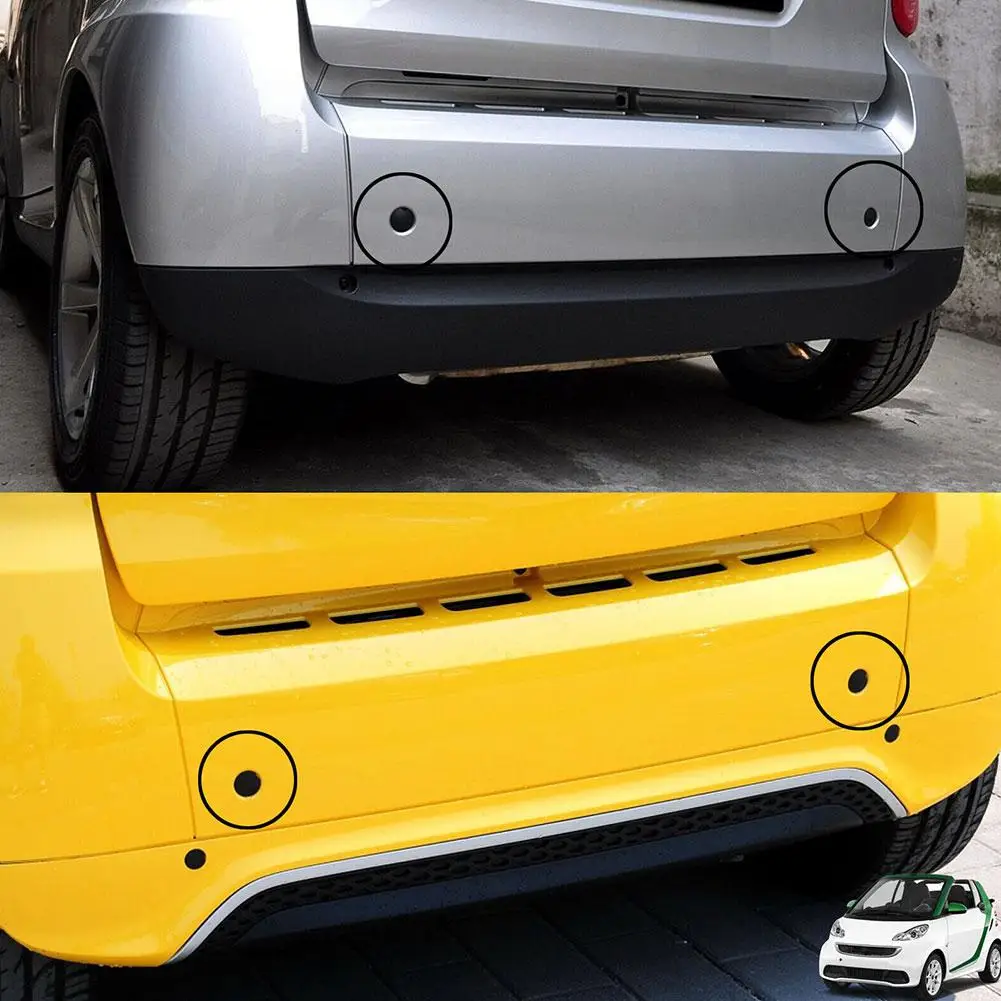 Gancho de remolque para parachoques delantero y trasero de coche, acoplador de ojo, tapa de cubierta de remolque, enchufe A4518150122; 4518850122C22A para Smart Fortwo W451 2007-20 R1E2