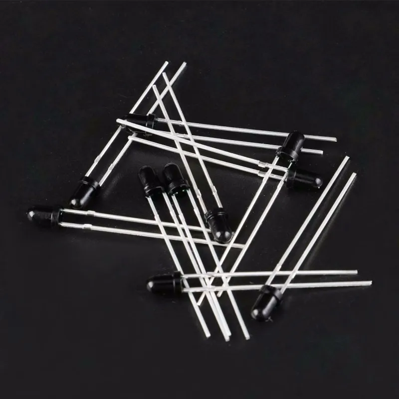 50PCS 3mm 5mm LED Emitting Diode 940nm Remote Control Transmitter Emitter Receiver Infrared Phototransistor Photodiode DIY PCB
