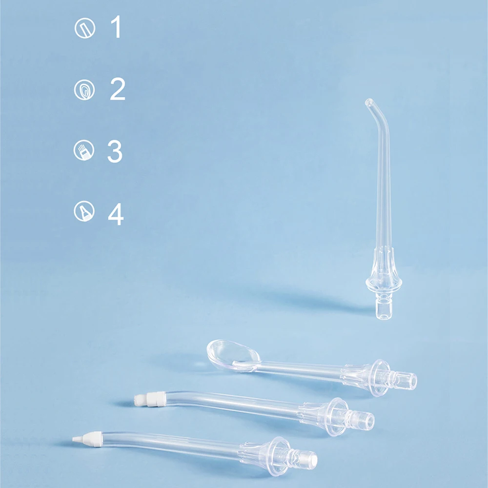 เครื่องทำความสะอาดช่องปากแบบพกพา Xiaomi Mijia 4โหมดสเปรย์ฉีดน้ำแบบ1400/เมตรถังน้ำขนาด200มล. เครื่องล้างทำความสะอาดฟัน