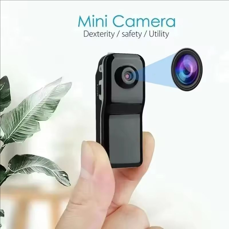 Videocamera portatile Mini HD DV Videocamera con supporto Videoregistratore Nanny Security Cam Sport DVR Webcam per la sicurezza dell'ufficio domestico
