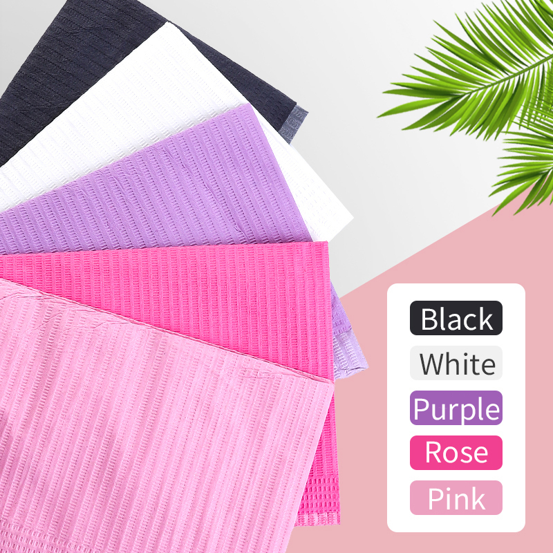 20/50 ชิ้น Disposable Eyelash Clean Pad Mat Tattoo ผ้าเช็ดทําความสะอาดตาราง Pad กันน้ํากระดาษทางการแพทย์ทันตกรรม Bibs ผ้าเครื่องมือ