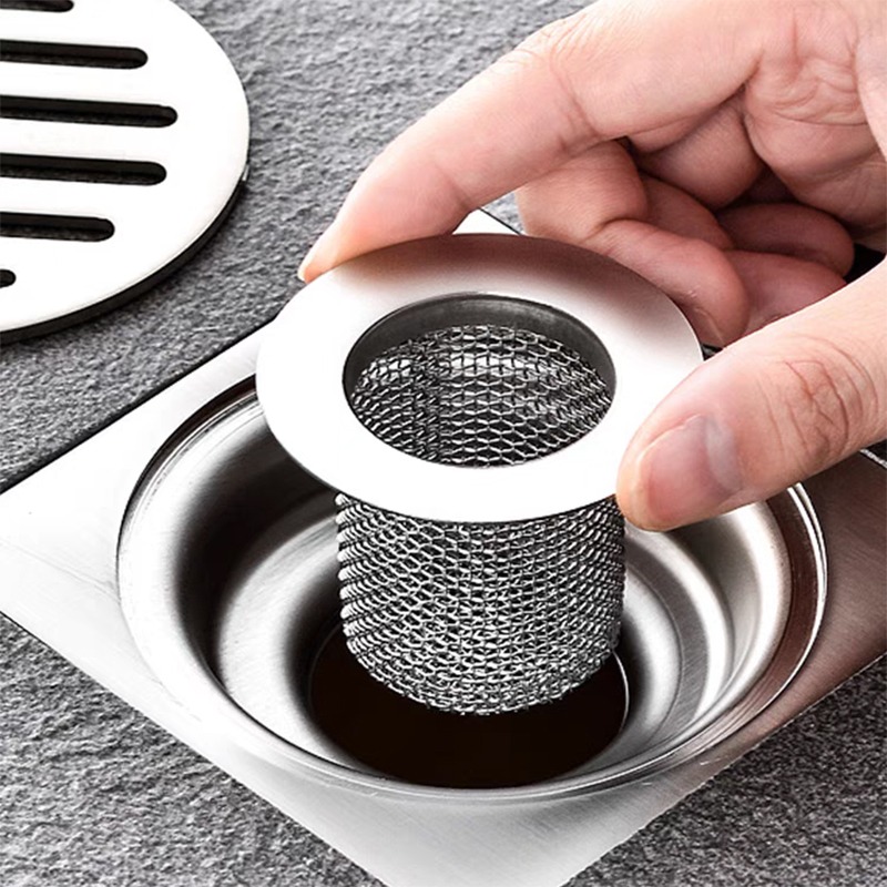 Edelstahl Bodenablauf Filter Mesh Küche Waschbecken Anti-verstopfen Filter Bad Haar Catcher Hause Dusche Sieb Abflüsse Net
