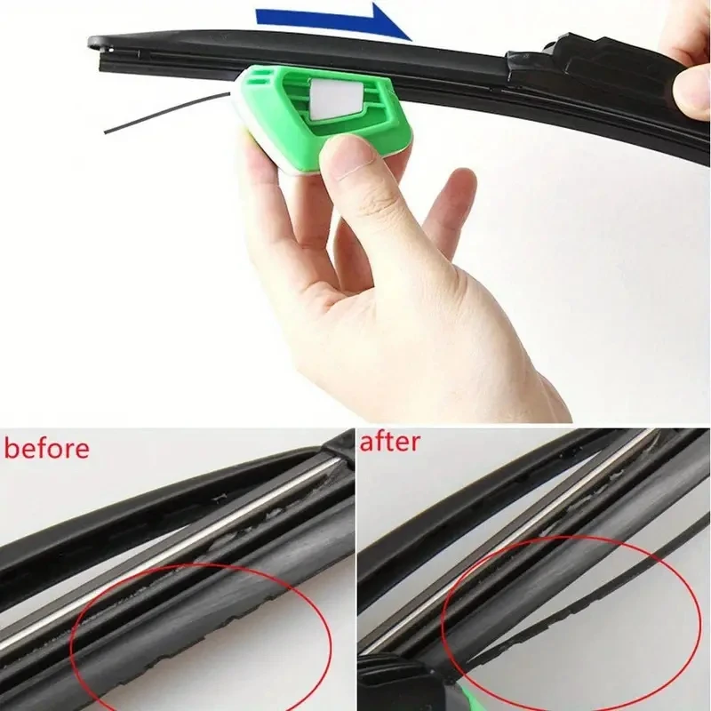 Universal Car Wiper Repair Tool Blade Restorer Cleaner ABS Plastic for All Auto Windshield Cross-border