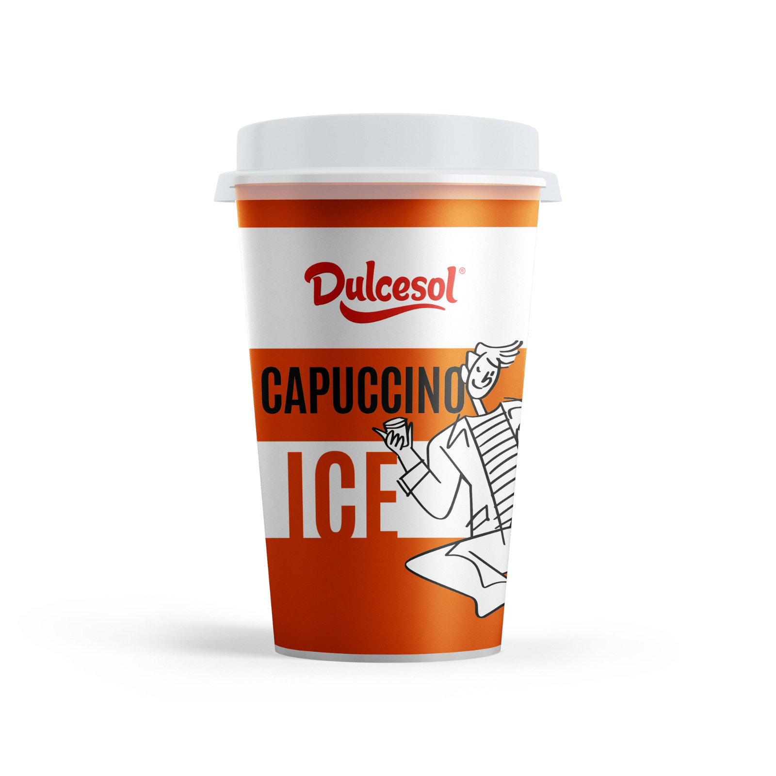 Dulcesol-Cappuccino Copos de Café Frio, Café Espresso, 10 Unidades de 230ml