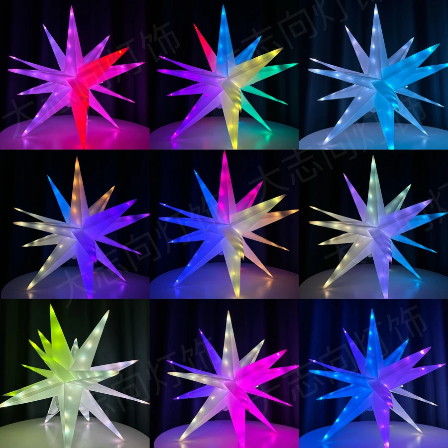 Luz Nocturna explosiva Starburst, lámpara de decoración navideña RGB con Control por aplicación Bluetooth, impermeable para exteriores, árbol y jardín