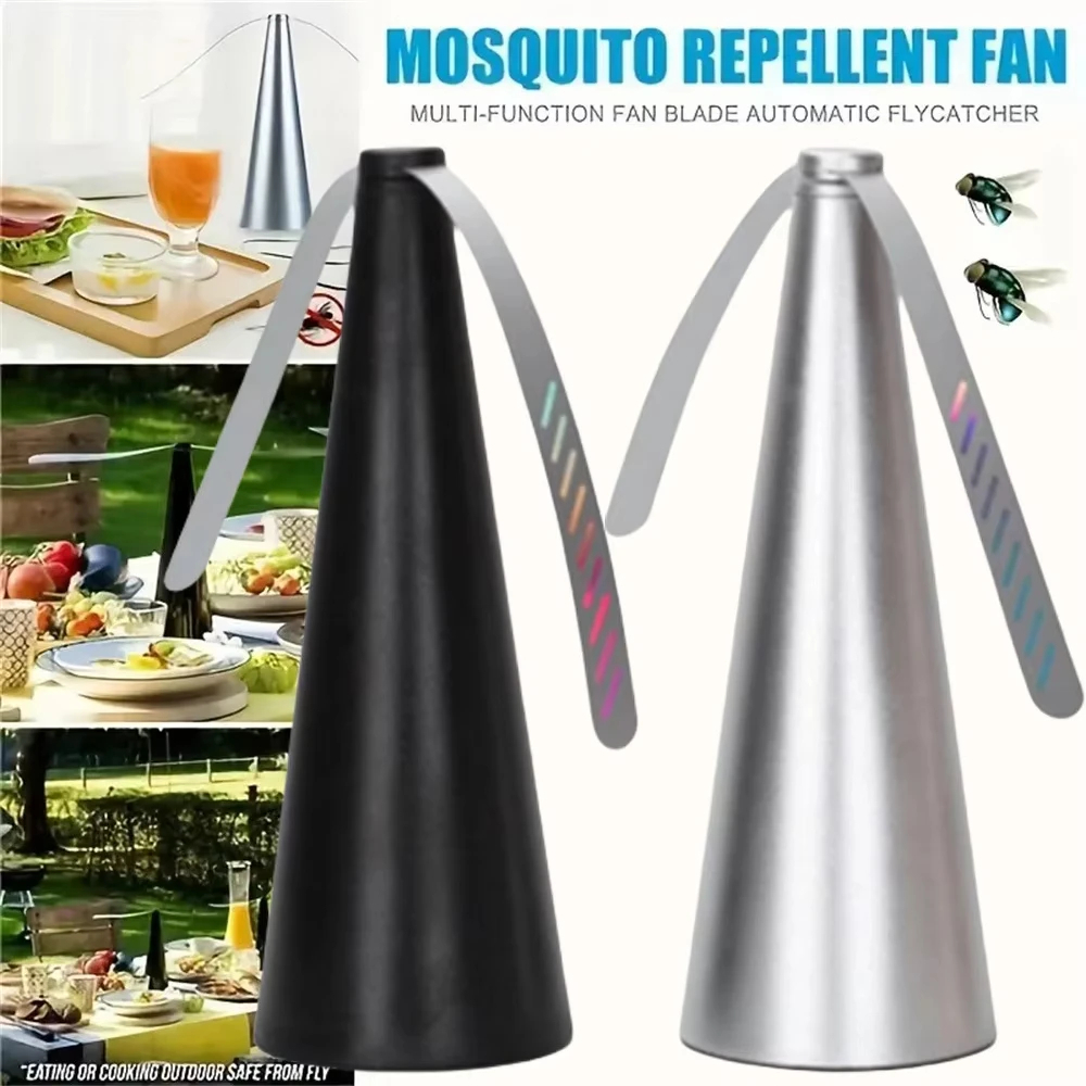 Fly Fans for Tables, Food Fan for Outdoor Restaurants Meal,Portable Fans Spinner for Party, Picnic, Dessert Shop.