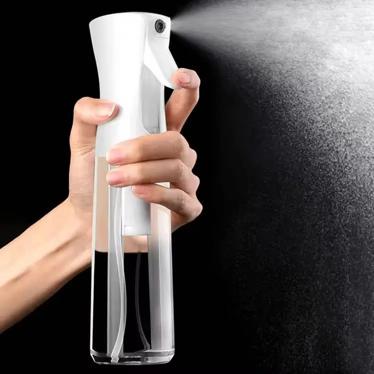 Pulverizador automático de agua para peluquero y salón de belleza, botella recargable, lata de agua de niebla continua, herramientas para el cabello, 500, 300, 200ml