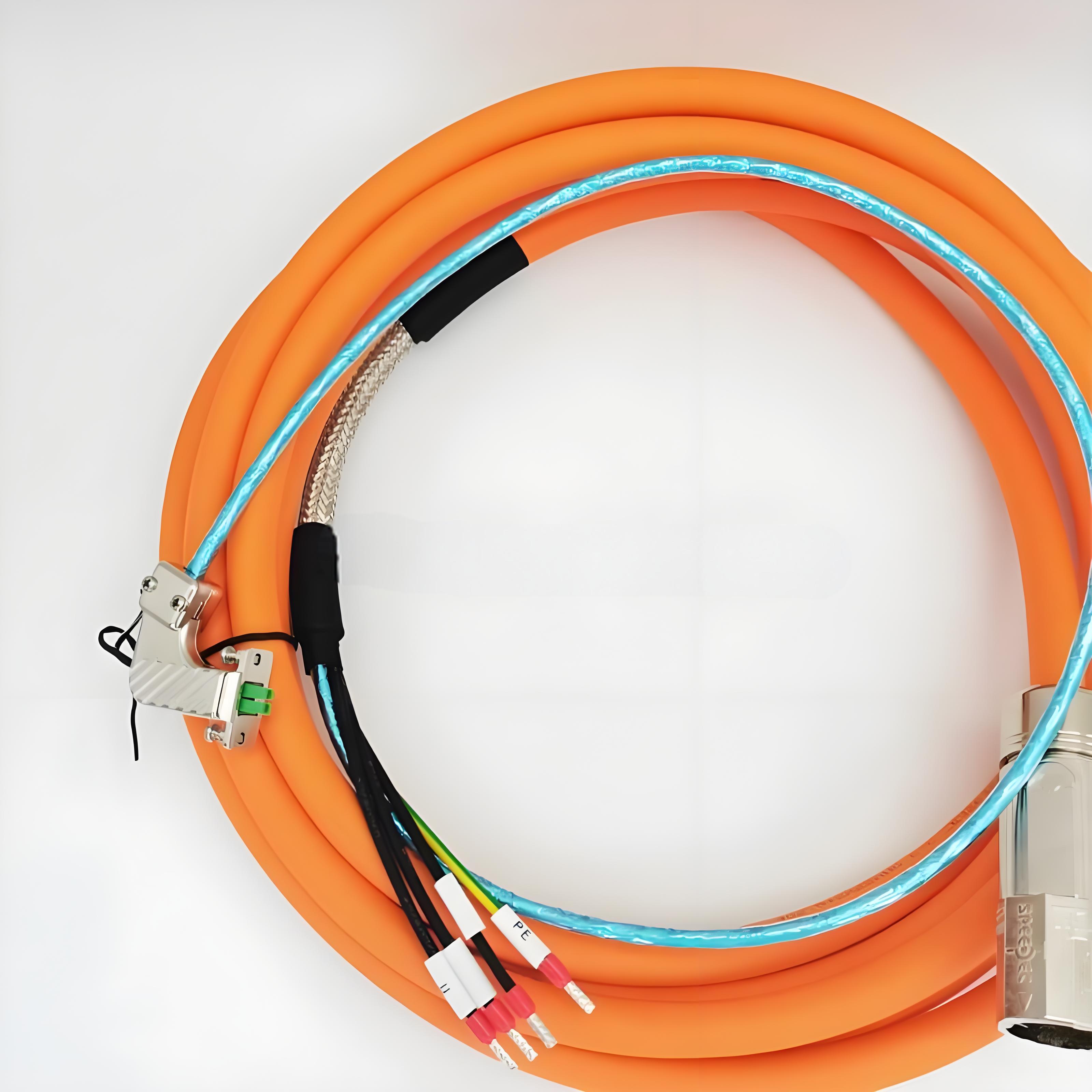 Substitui o servo motor da série Rockwell 2090-Csbm1De-18Aa06 Cabo de alimentação e cabo 2090-Csbm1De-18Aa03 Cabo 2090-Csbm1De-18Aa09