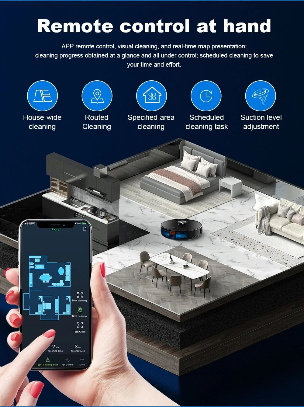Liectroux X6 LDS Staubsaugerroboter, Laser Lidar Navigation, Nass- und Trockenkombination, 6500Pa Saugkraft, Multi-Floor Map, Y-Form Nasswischen, Turbo Boosting Teppichreinigung, APP No-Go Zone, Selektiver Bereich