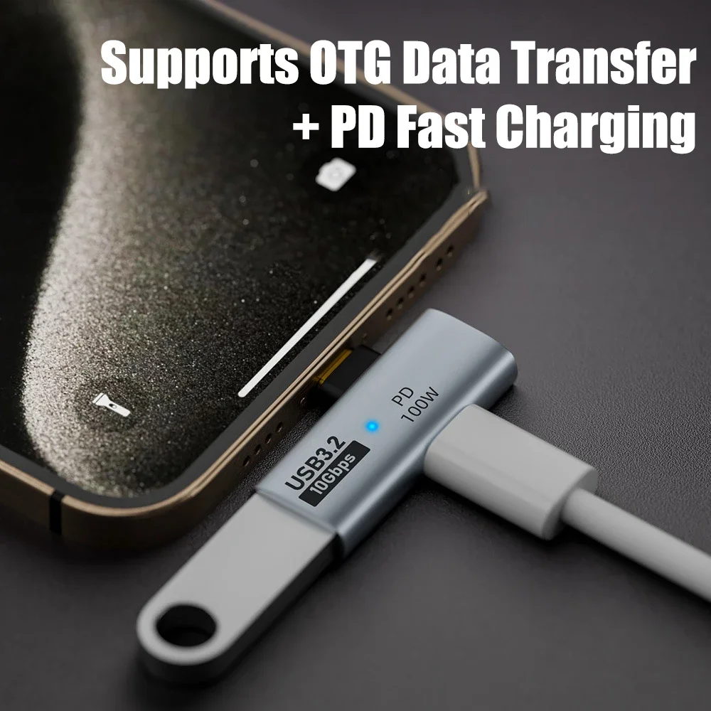 Adapter słuchawkowy i ładowarka USB C Adapter audio 1 na 2 wyjścia typu C z szybko ładującym się rozdzielaczem USB C PD100W do iPhone'a