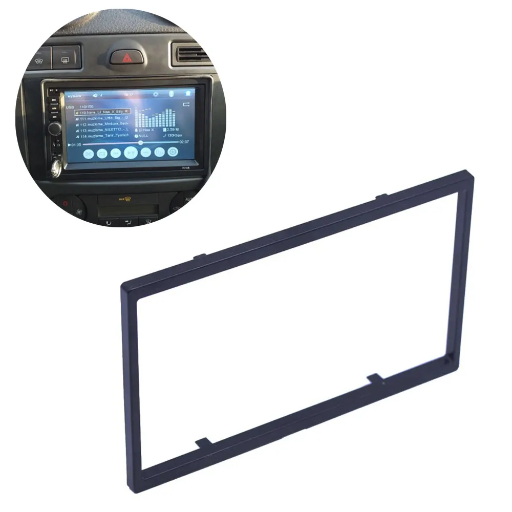 Universal 2 din 100mm/3.94 Polegada quadro rádio do carro mp5 player acessórios de instalação automóvel interior acessório multimídia