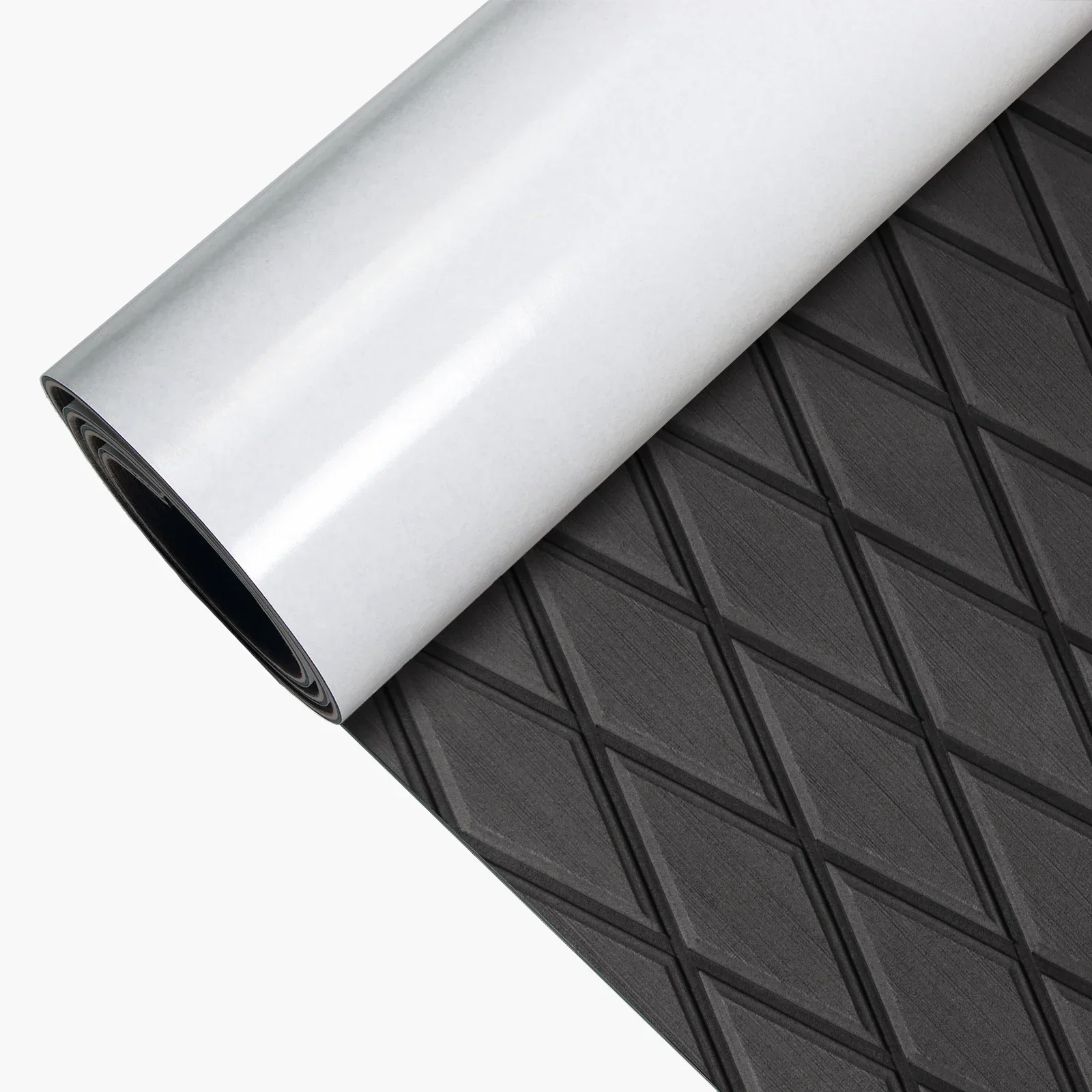 EVAフォームボートデッキマット,滑り止めパッド,ダイヤモンドパターンの刻印,マリンアクセサリー,フローリング,1900x350x6mm