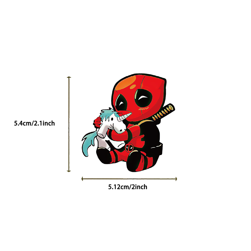 10/30/50pcs Disney Marvel Deadpool Wolverine Stickers Cool Deadpool 3 Decals Skateboard Motorcycle Laptop Waterproof Sticker Toy