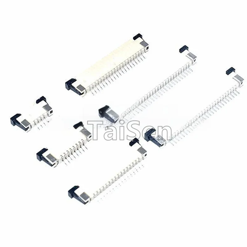 10PCS 1.0MM FPC Slide Connector 4P 6/8/10/12/14/16/20/24/30P Pull-up Pull-down Flip-down connection