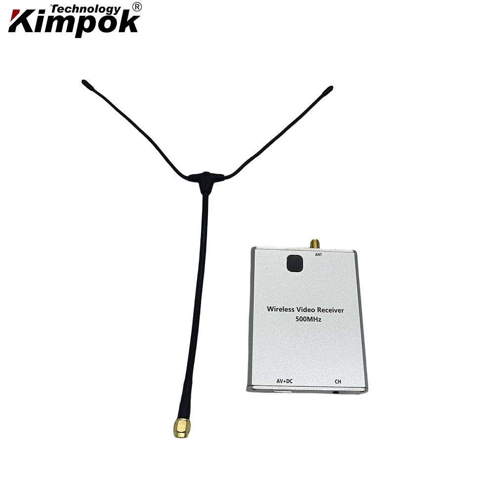 500Mhz 2W FPV VTX FM Transmisor de vídeo inalámbrico Transmisor y receptor de largo alcance Enlace de vídeo