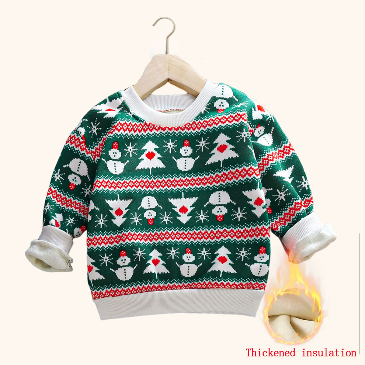 Kinder Pullover Herbst Winter Plüsch Samt für Verdicken Gedruckt Sweatshirts Casual Kinder Kleidung Pullover OutwearWeihnachten Geschenke