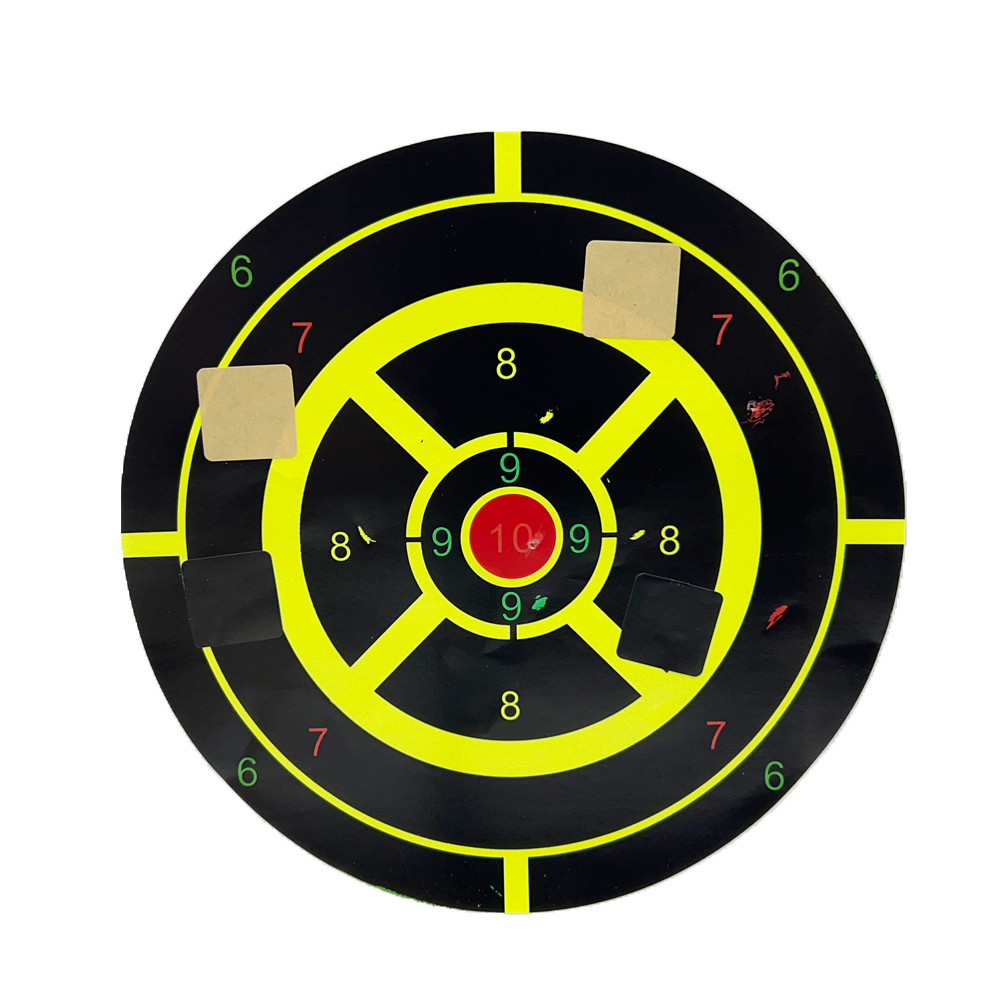 1000/Pcs Shooting Target 22mm Square Brown Black Repair Target Stickers Shooting Target Bullseye Stickers Shooting Accessories
