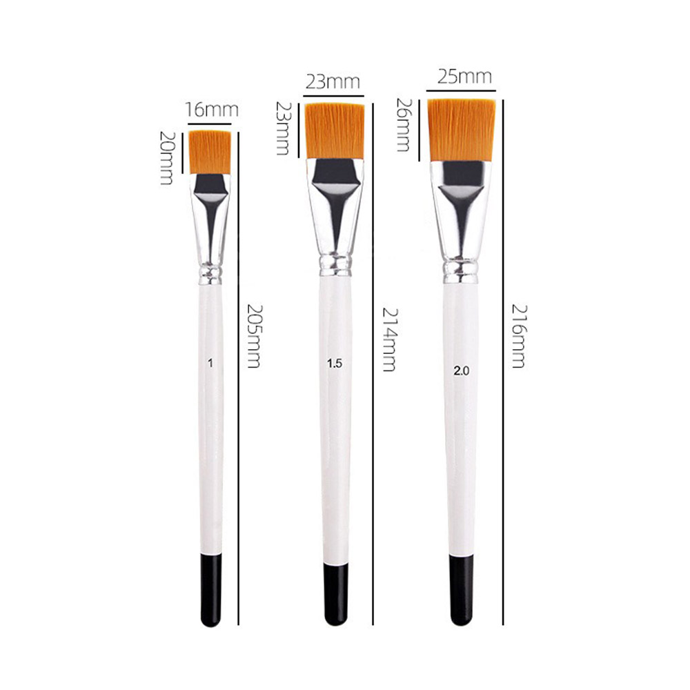 3 шт./набор, кисти для рисования маслом, 3 цвета
