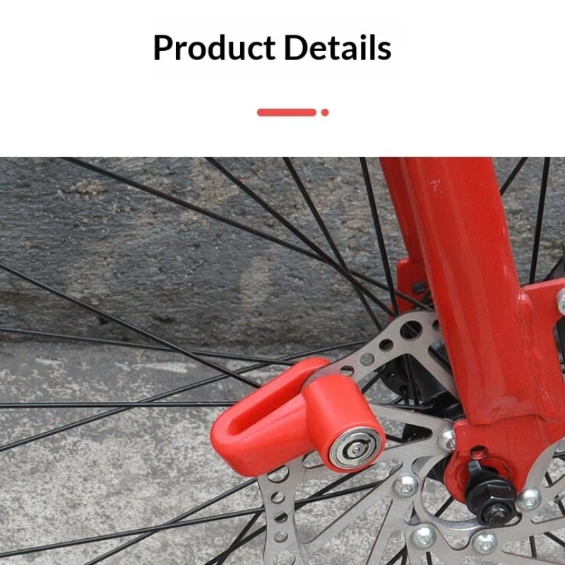 Anti-theft Lock Electric Scooter Disc Brake Lock with Steel Wire Bicycle Mountain Bike Motorcycle Disc Lock Safety Theft Protect