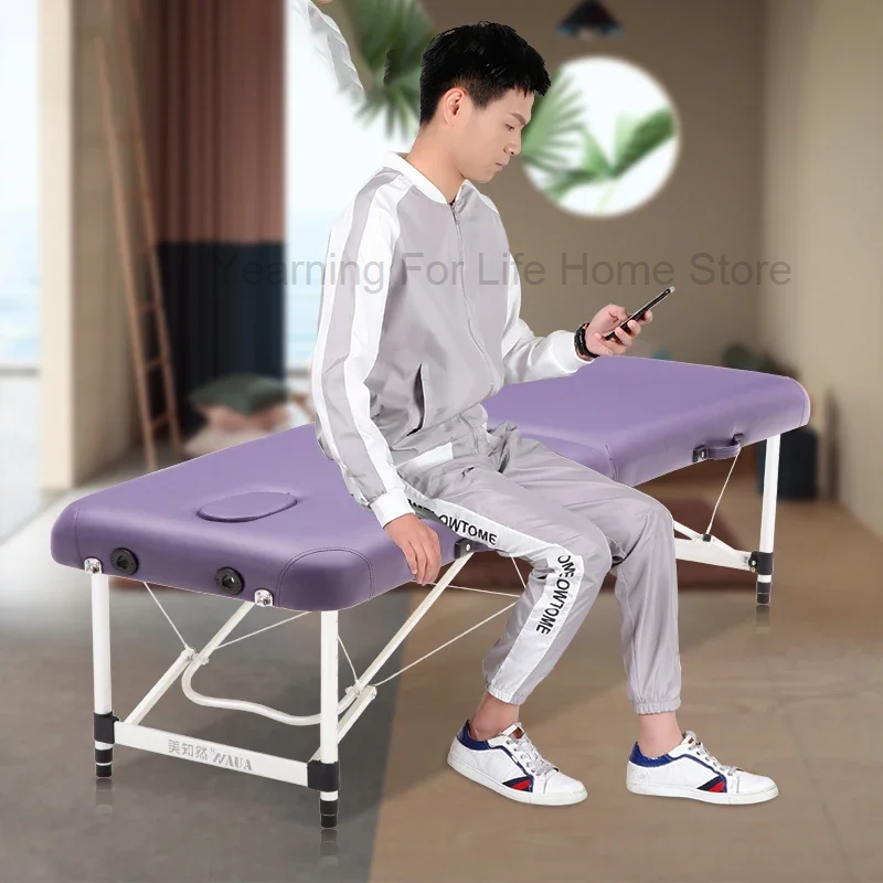 Lettino Pieghevole 살롱 전문 속눈썹 스파 뷰티 스트레처, 마사지 테이블, 이발사 침대
