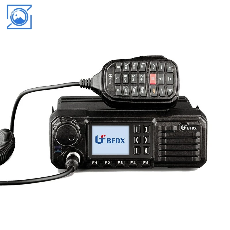 BFDX BF-TM8250 50W VHF UHF Transceiver 160-Channel DMR Mobile Radio for Road Trips