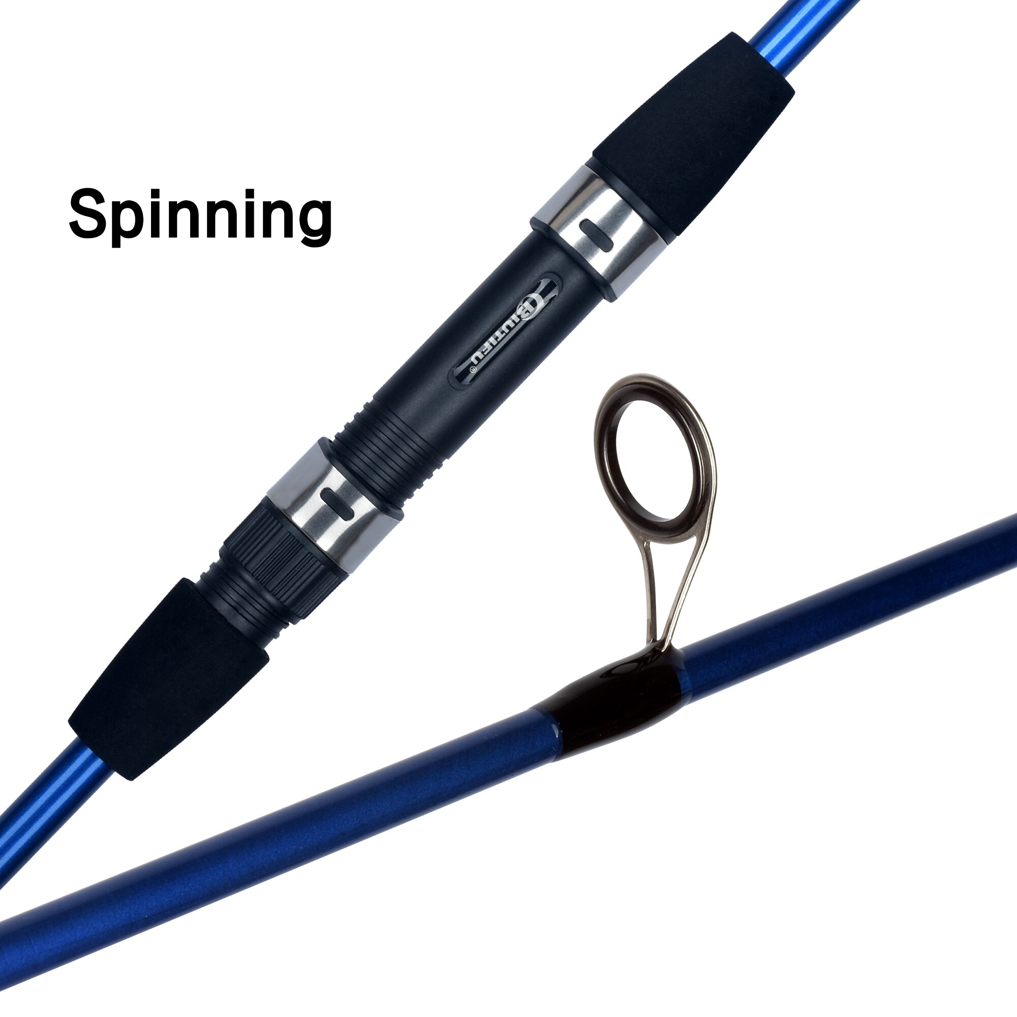 BIUTIFU-Cannes à pêche Baitcasting Spinning Travel Carbon, Mini Pole, Leurre ultraléger, Truite, 4/5 Sections, Considérant le poids, 5-20g