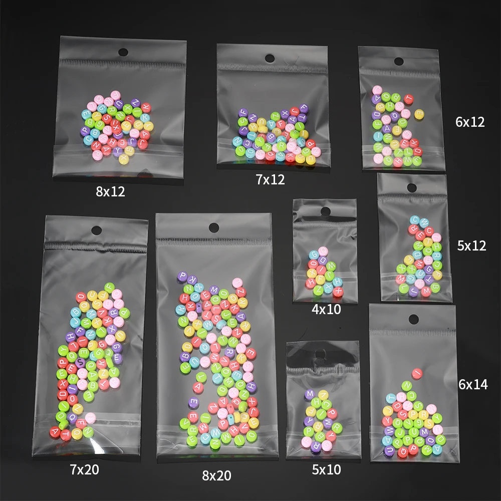50 Stück transparente, selbstdichtende, kleine Poly-OPP-Plastiktüten, Schmuck, Geschenkverpackung, selbstklebende Verpackungsbeutel für Kekse und Süßigkeiten