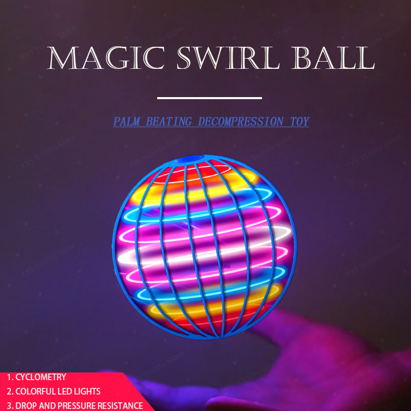 Magic Flying Ball Mini ของเล่นหลีกเลี่ยงอุปสรรคอัตโนมัติ UFO Boomerang Spinner Ball ของเล่นสําหรับผู้ใหญ่เด็กของขวัญคริสต์มาสปัจจุบัน