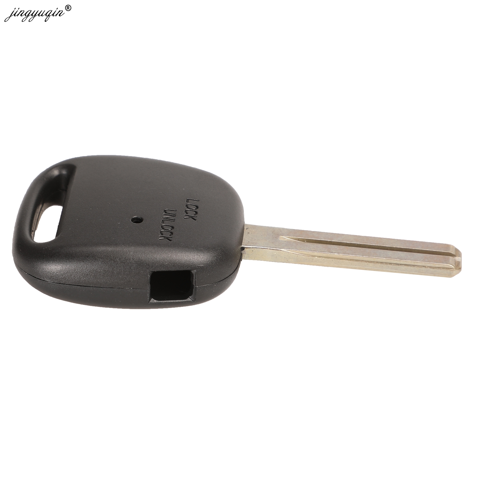 Jingyuqin-サイドボタン付きリモートキーシェル,トヨタカリーナエスティマハリエプレビア,カローラ,セリカ,トヨタ43/toy40ブレード,1/2用