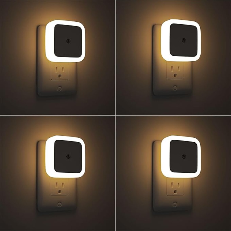 1/4 PCS LED-nachtlampje Strip met automatische schemering tot zonsopgangssensor Geschikt voor hal slaapkamer keuken trap kamerverlichting