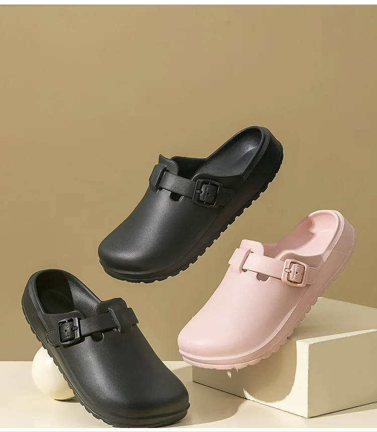 Crestar Fashion Clogs Slippers Women Men Outdoor Anti-Slip Slippers Shoes Eva Soft Soles Slides New Waterproof Medical Slippers