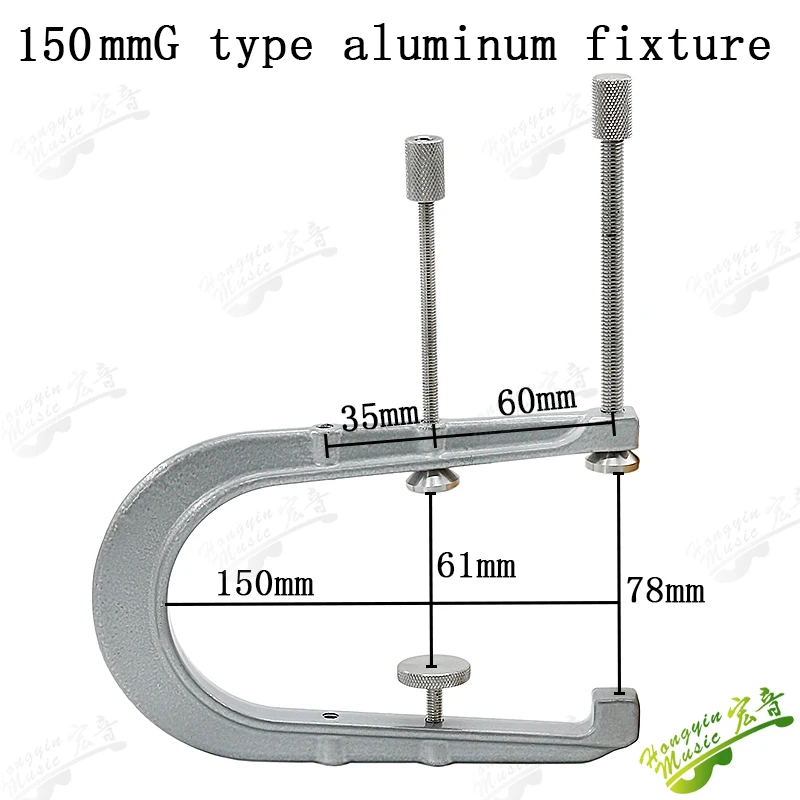 Guitar Cổ Điển Cầu Dụng Cụ Cầm Tay Cứng Gỗ Phong Sắt Sâu Họng Kẹp Đàn Guitar Cầu F Hình Gỗ đèn Khung Gỗ