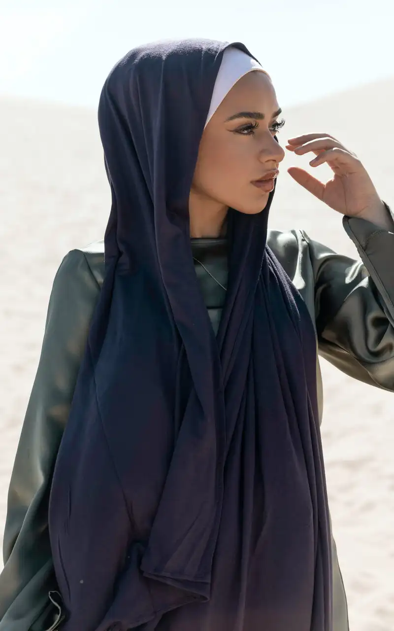 Hijabs de Jersey de talla grande para mujer, turbante de algodón mercerizado, bufanda Hijab, chal, turbantes para mujer, pañuelo para la cabeza, Foulard de Ramadán