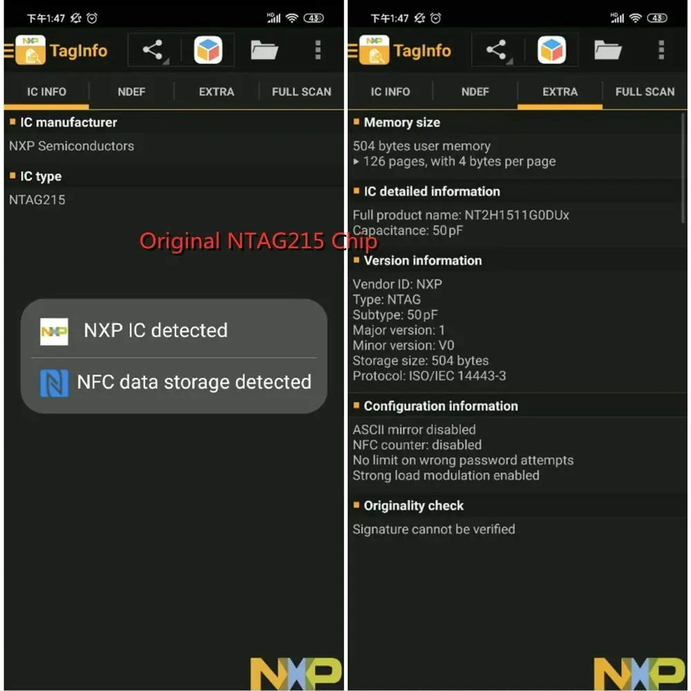 5/10 Karty NFC wielokrotnego zapisu Czarne znaczniki NFC Wizytówki NFC NFC 215 Karty NFC Ntag215 Puste karty NFC Rewritabl 504 bajty