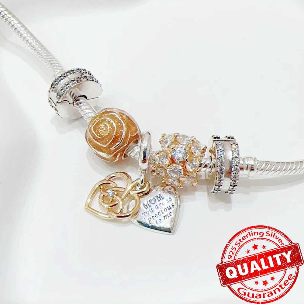 Autêntico 925 prata esterlina charme espumante estrela lua & sol pingente caber pulseiras originais diy feminino colar jóias presente