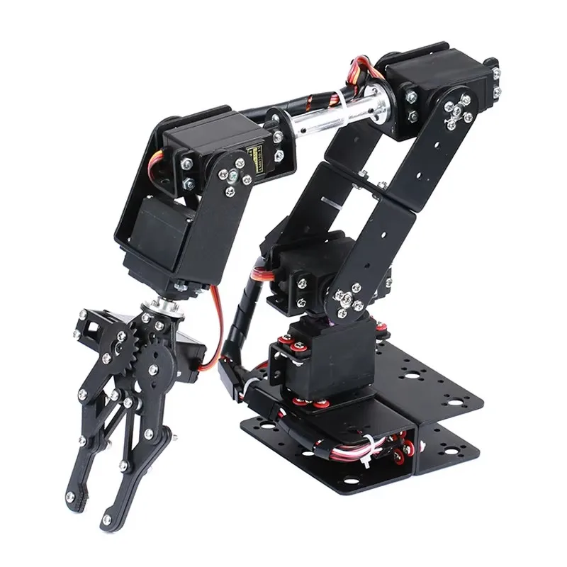 6 DOF Robot Chế Tác Kim Loại Hợp Kim Cơ Cánh Tay Kẹp Móng Vuốt Bộ MG996R Cho Arduino Robot Giáo Dục