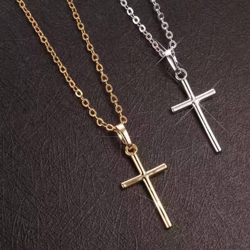 2 peças novo colar de liga masculina e feminina tendência da moda, adequado para presentes de festa de férias masculinos e femininos