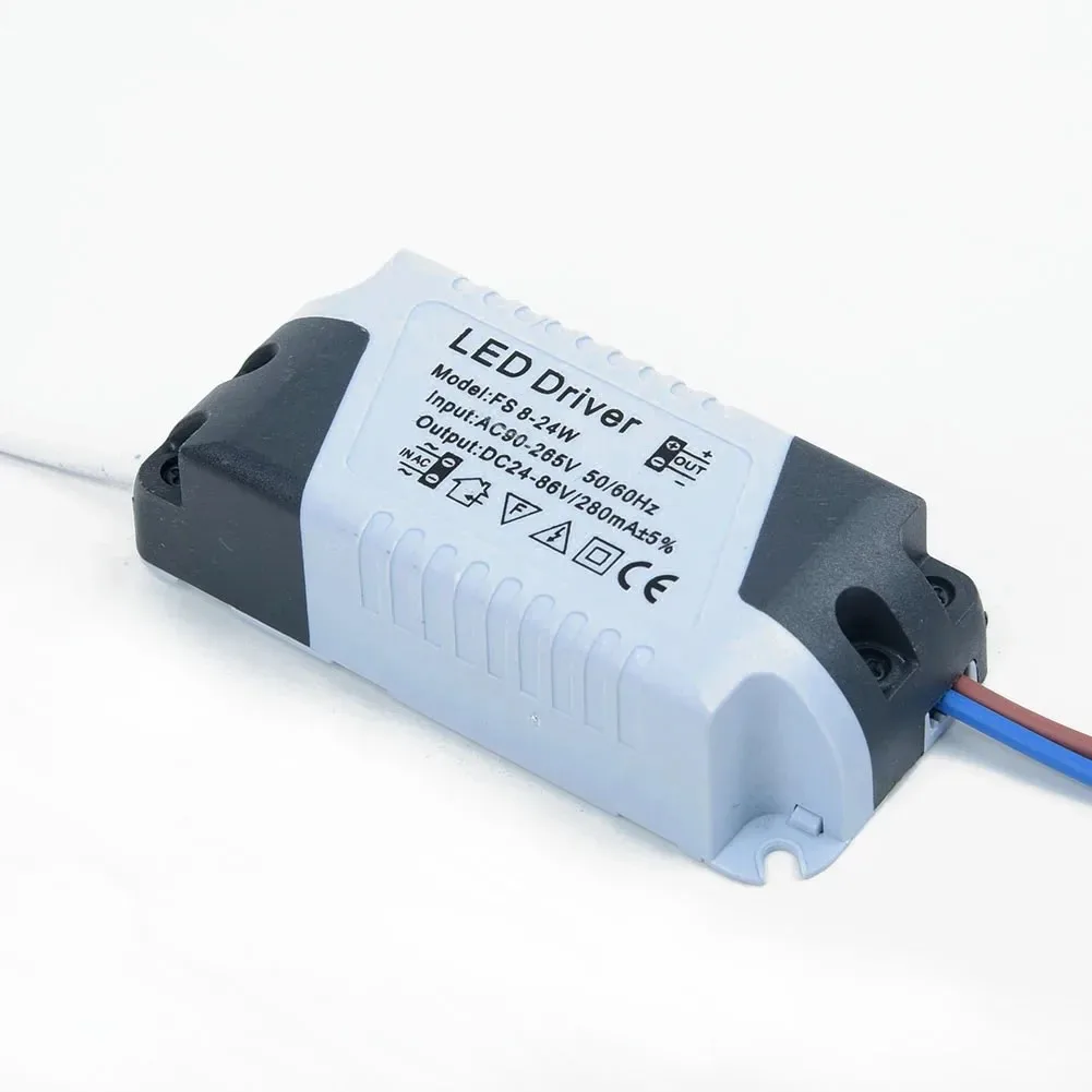 Zasilacz LED 280mA 8-24W AC 110V 220V na DC 24V Transformator Oświetleniowy Panel Lampa Sufitowa Taśma LED Adapter Zasilania 1 szt.