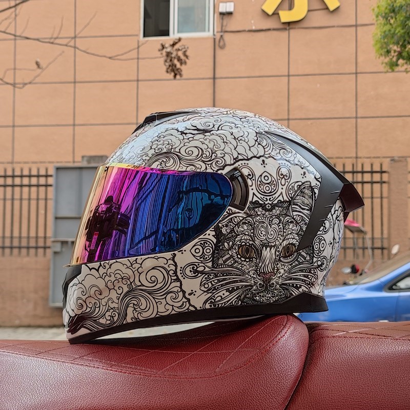 Casco de seguridad modular para motocicleta, protección de cara completa e integral