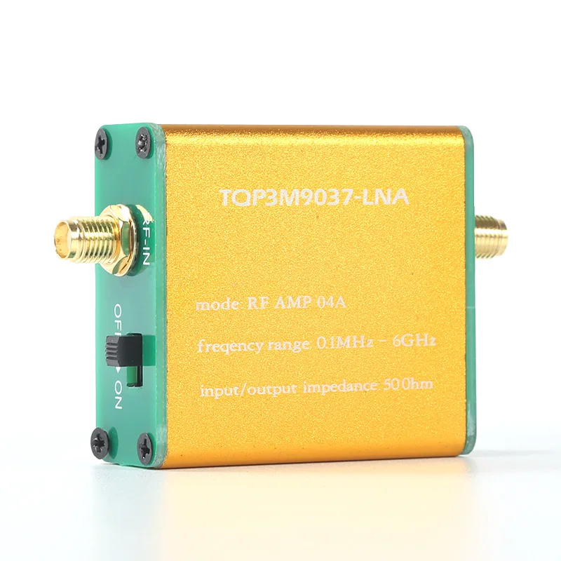 100k-6GHz RF AMP Full-Band Radio SignalAmplifier Radio Signal Enhancer Radio Signal Preamplifier High Linearity Low Noise
