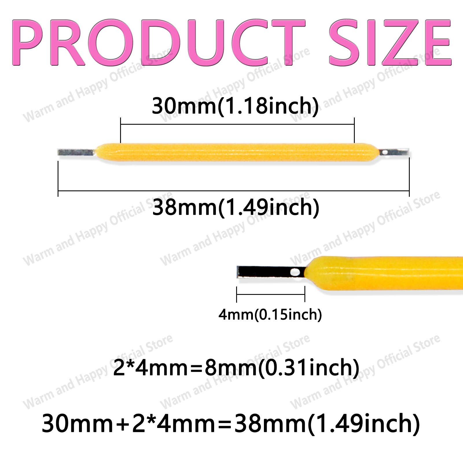 300 Stück 3V 100mA Edison-Glühbirne LED Hartfilament 38mm Retro Glühlampe Zubehör Urlaub Restaurant Beleuchtung DIY
