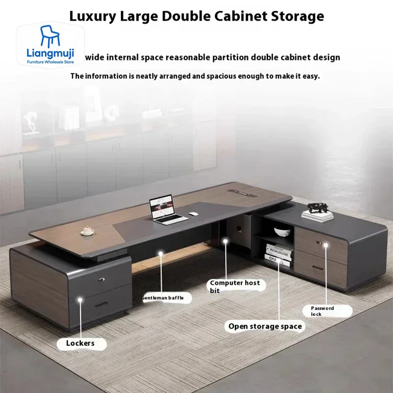 Executive Pro โต๊ะยืนสมาร์ทชาร์จ Organizer การควบคุมการเคลื่อนไหวตามหลักสรีรศาสตร์ Office Solution Secret หลักสูตร Executiva เฟอร์นิเจอร์