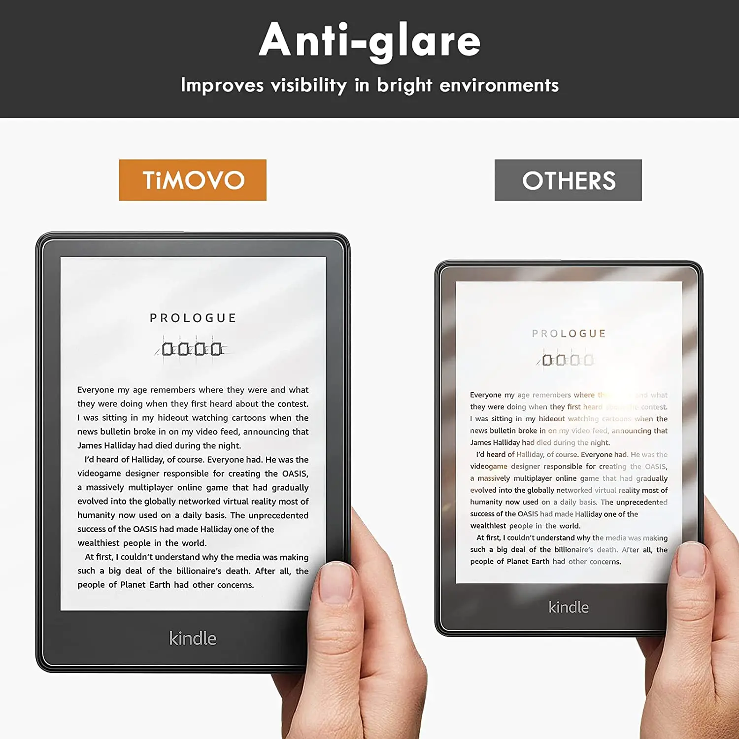 2 Chiếc Cho Máy Đọc Sách Kindle Paperwhite 11th Thế Hệ 2021 Thú Cưng Bảo Vệ Màn Hình Bảo Vệ Trong Suốt Cho 6.8 Inch Máy Đọc Sách Kindle Paperwhite