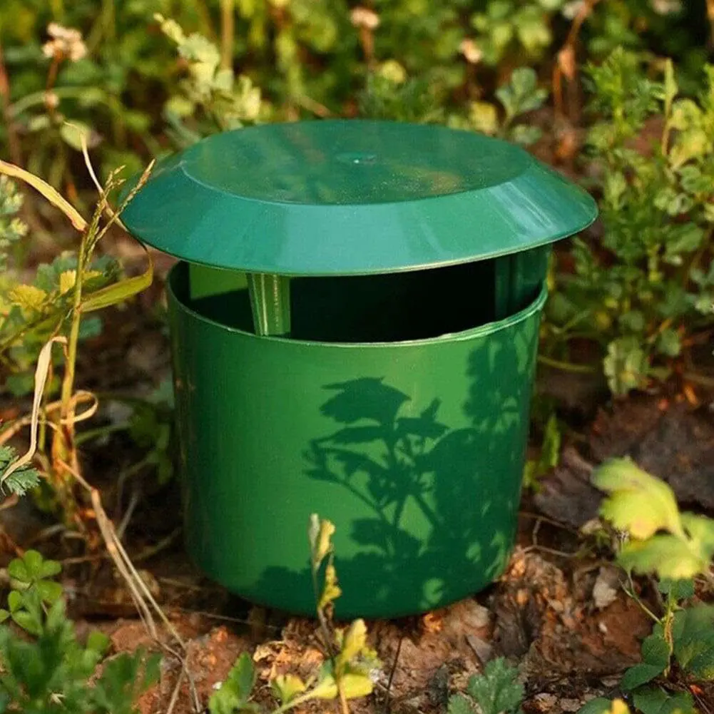 2/4/12pcs กับดักหอยทาก Catcher Garden Slug CAGE Reusable Pests เหยื่อ Station เครื่องมือสวนฟาร์ม Protector เครื่องมือสวนอุปกรณ์เสริม