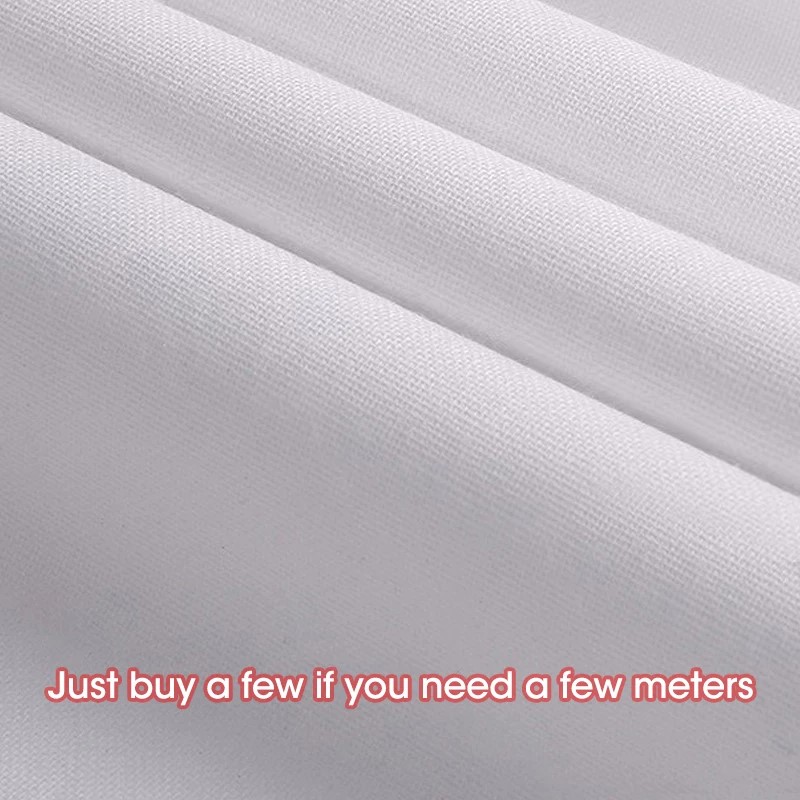 5M/Roll Cotton Canvas Roll,White Blank Specialized Suitable for Oil Painting,Acrylic Pigments,27,37,47,,57,67,77,87cm Wide,HB-02