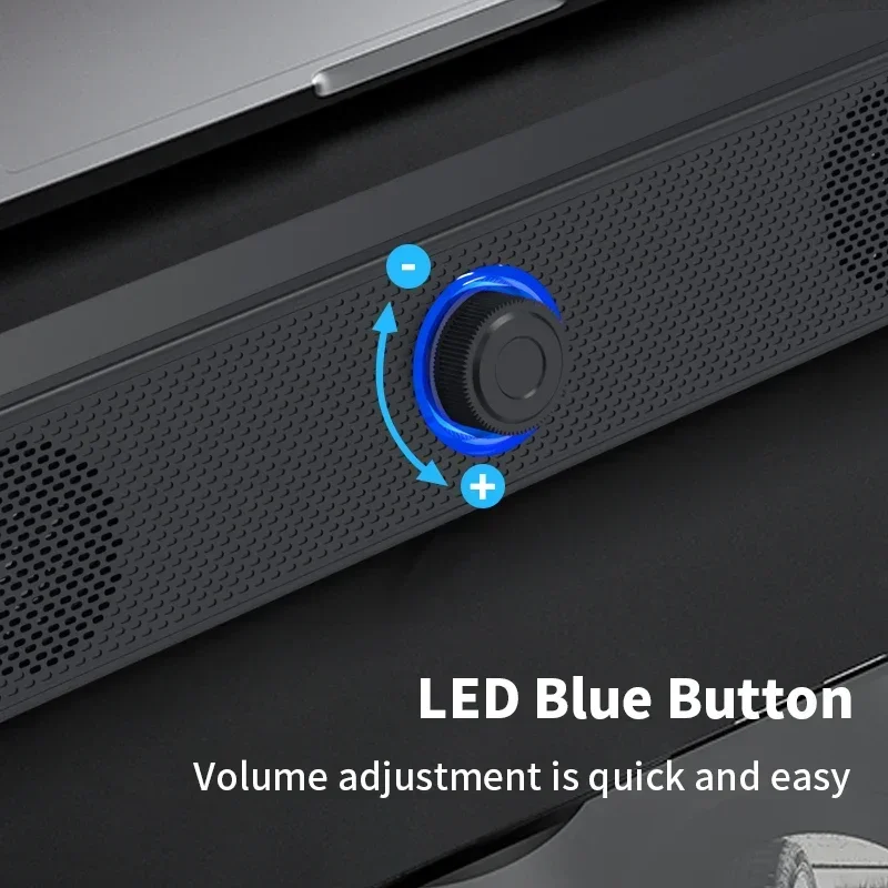 Przewodowy i bezprzewodowy głośnik Bluetooth zasilany przez USB do telewizora, komputera, laptopa, gier, kina domowego, systemu audio surround