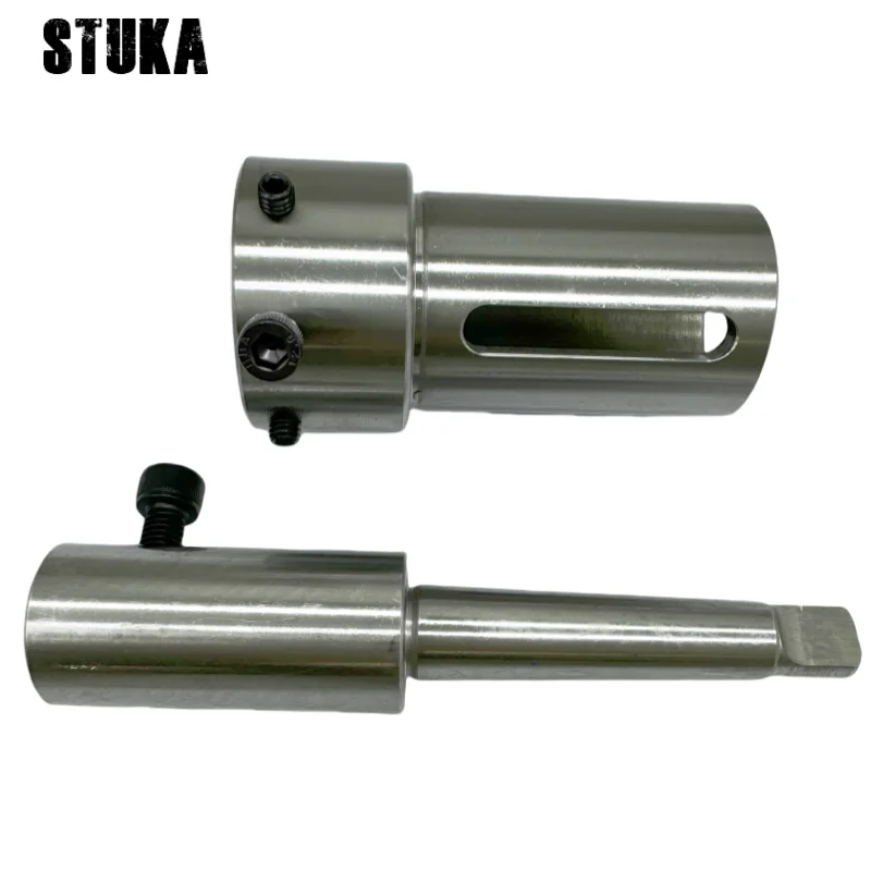 Telescopic Round Die Holder Tail Stock  Morse taper Fixed Sleeve For Tapping Machine  Lathe Milling External Screw Thread