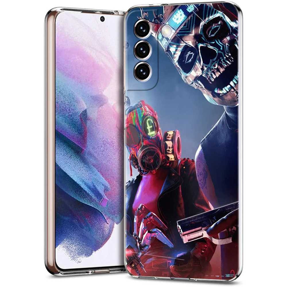 Casing Ponsel Transparan untuk Samsung Galaxy S25,S24,S23,S22,S20,S21,FE,Ultra,S10,S10E,S9,Plus Game Counter Strike CS GO Lembut