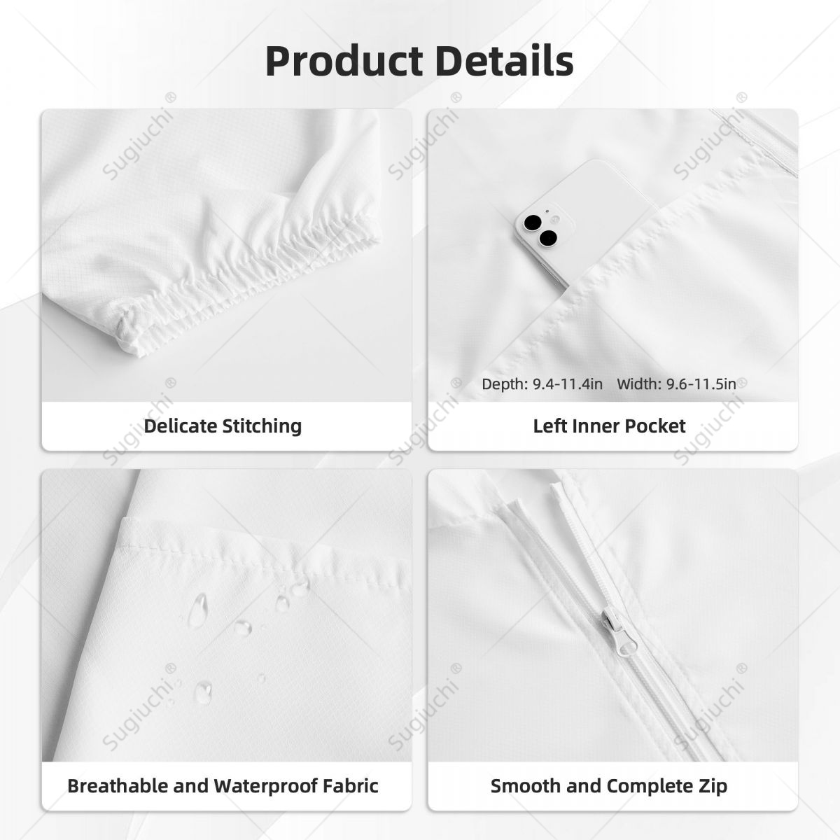 Haiti-Flagge, Sonnenschutz, Kapuzenpullover, Sonnenschutz, Kleidung, Angeln, Radfahren, Laufen, schnell trocknend, lange Ärmel, mit Reißverschluss, Polyester