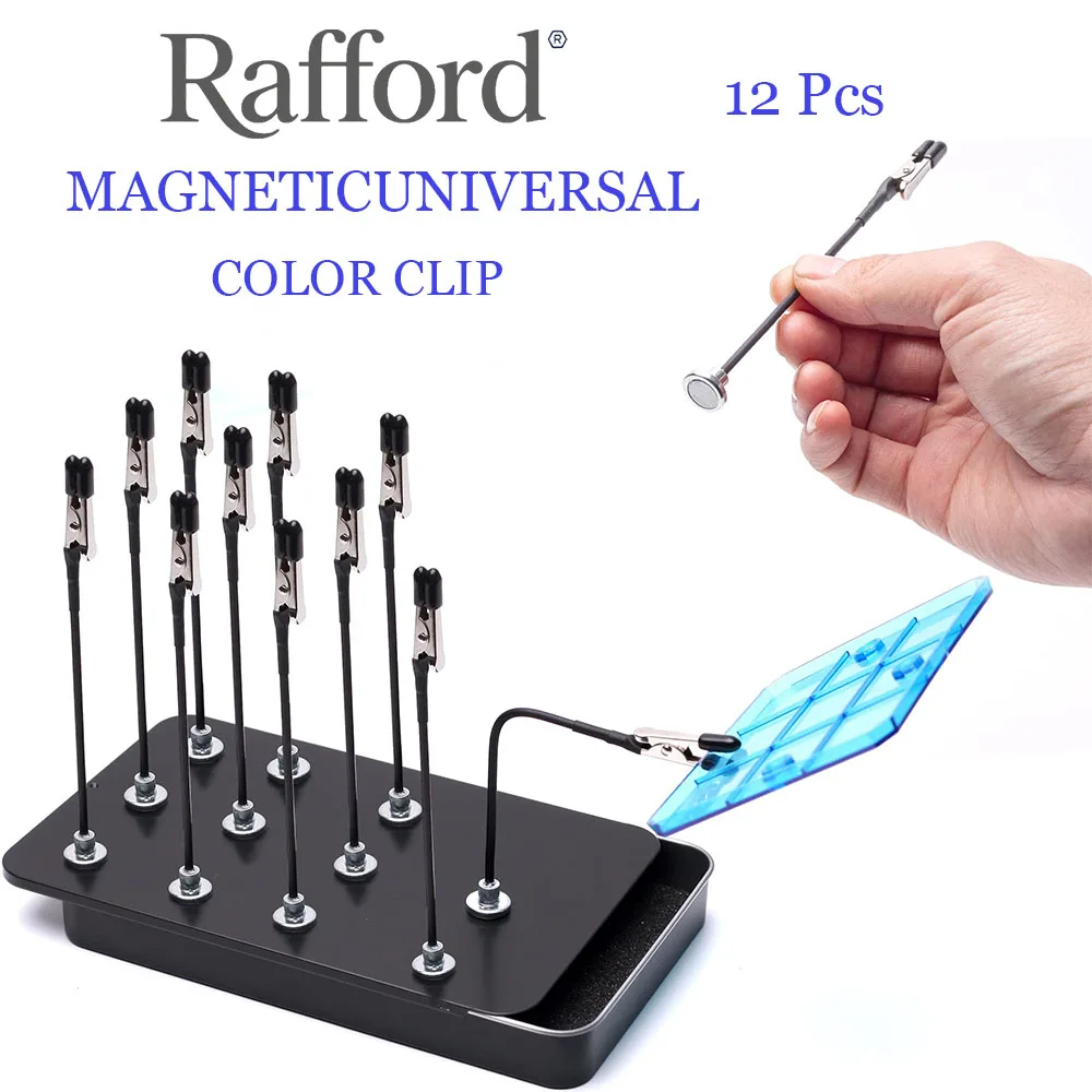 Model Schilderen Stand Base Houder 12PCS Alligator Clip Sticks Magnetische Buigbare voor Airbrush Spray Hobby DIY Model Crafting